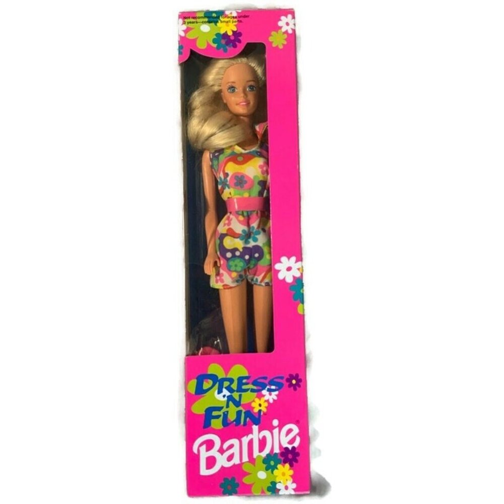 Mattel Vintage Barbie Doll Dress 'N Fun Model 10776 NIB Sealed 1993